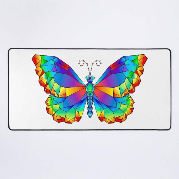 Item preview, Rainbow Polygonal Butterfly designed and sold by Blackmoon9.