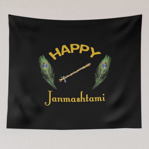 Item preview, HAPPY Janmashtami designed and sold by Dobsy.