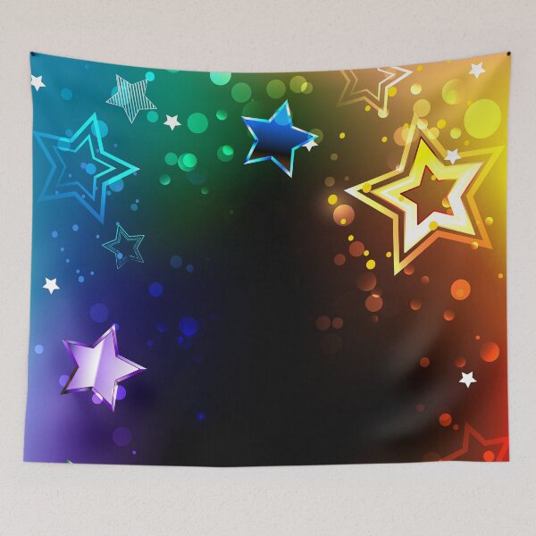 Item preview, Rainbow Frame with Stars designed and sold by Blackmoon9.