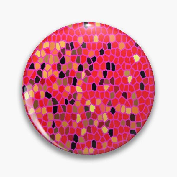 Item preview, Stain glass style design in huge reddish-pink colour. designed and sold by Trianglegreen.