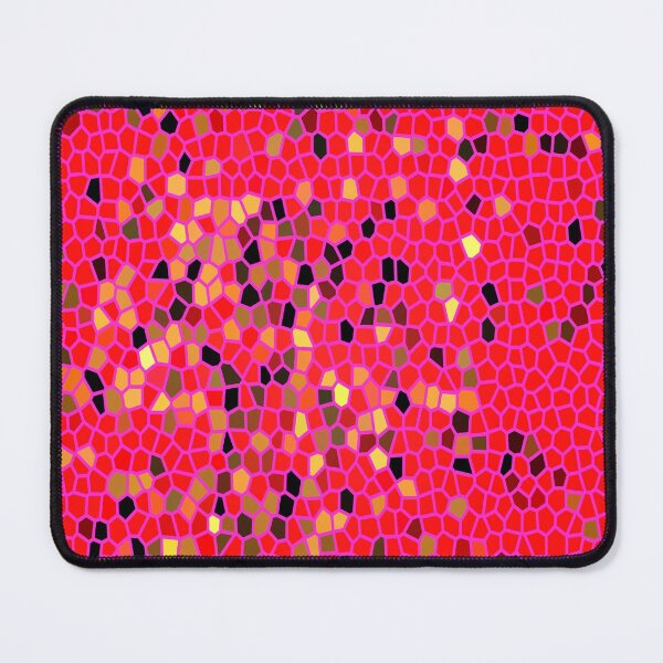 Item preview, Stain glass style design in huge reddish-pink colour. designed and sold by Trianglegreen.