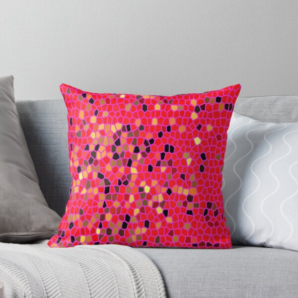 Item preview, Stain glass style design in huge reddish-pink colour. designed and sold by Trianglegreen.