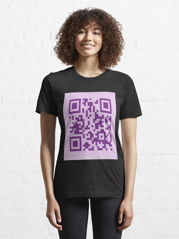 Rick Roll Prank QR Code, Funny T-shirts in all sizes