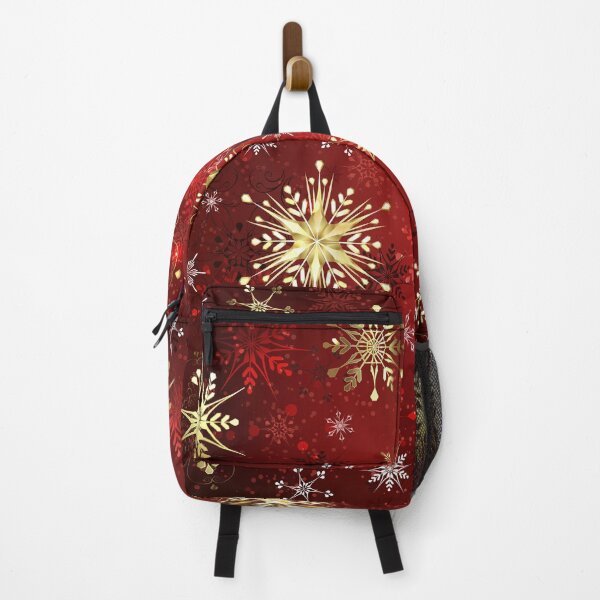 Item preview, Golden Snowflakes on Red Background designed and sold by Blackmoon9.