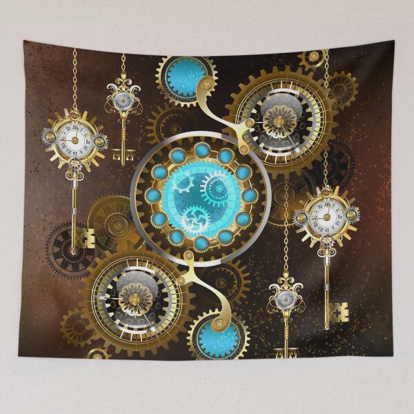 Item preview, Rusty Background with Turquoise Lenses designed and sold by Blackmoon9.