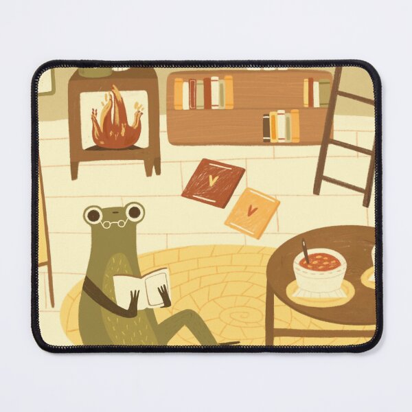 Item preview, Froggie reading a book in her little house designed and sold by mikhaleeevich.