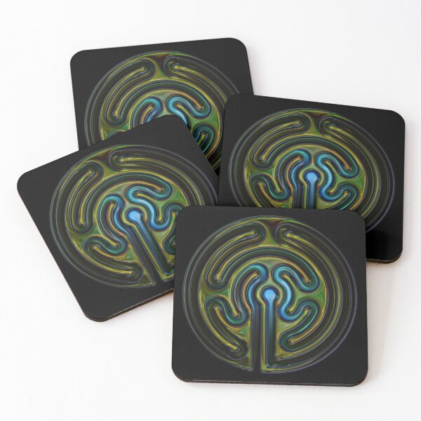 Item preview, Forest Metallic Labyrinth designed and sold by kernowerno.