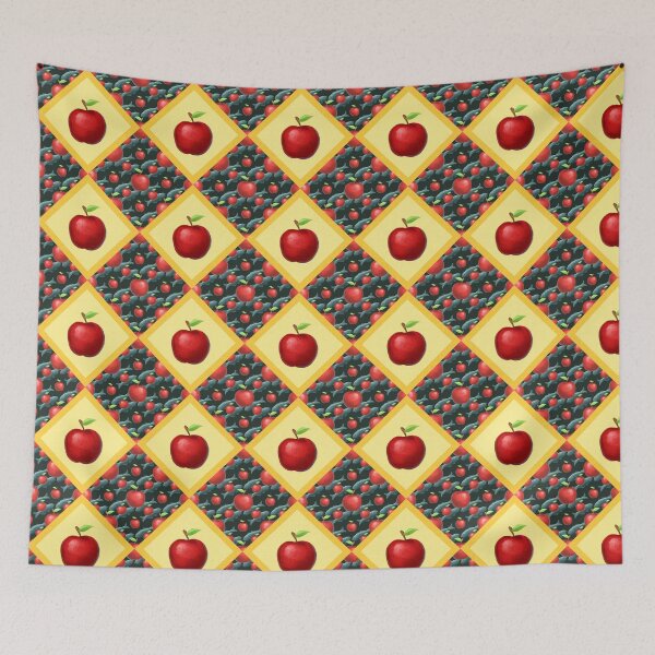 Item preview, Cool, Funky, Psychedelic - Red Apple Pattern designed and sold by CRECK.