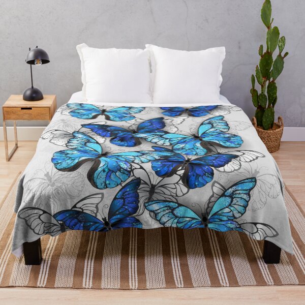 Item preview, Composition of White and Blue Butterflies designed and sold by Blackmoon9.