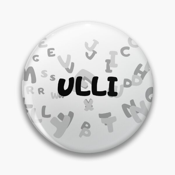 Artikelvorschau, The Name Ulli entworfen und verkauft von Initial-Inlook.