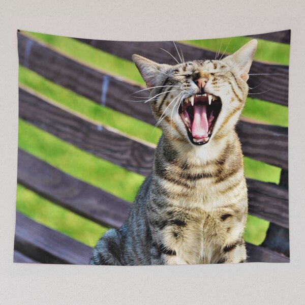 Item preview, Cute Cat funny yawning designed and sold by CCC2021.