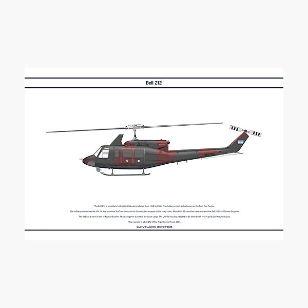 Bell 212 Argentina 1 Photographic Print