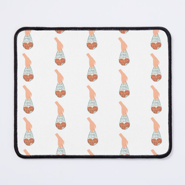 Item preview, Hand holding a string bag full of fruits designed and sold by mikhaleeevich.