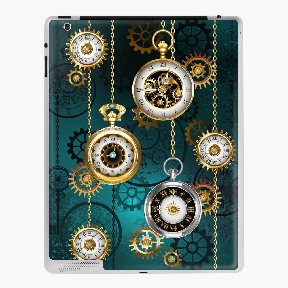 Antique Clock with Keys ( Steampunk ) iPad Case & Skin for Sale
