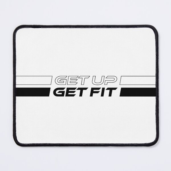 Item preview, GET UP GET FIT (Black) designed and sold by STUDIO-72.