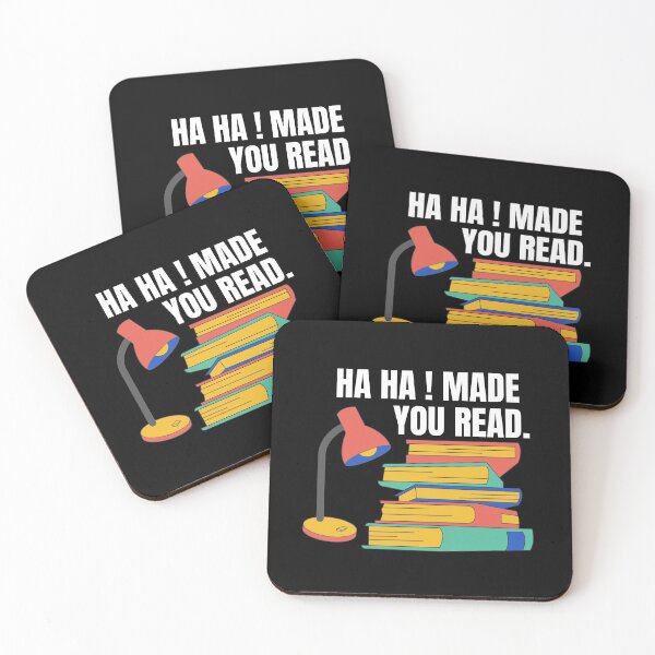 Item preview, HA HA MADE YOU READ/funny teacher librarian gift Shirt/Funny Humor gift for teacher & men or women designed and sold by biwdrawing.