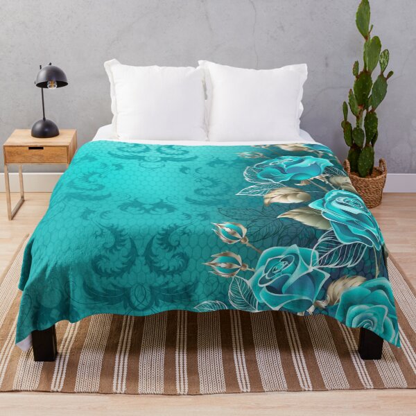 Item preview, Composition with Turquoise Roses designed and sold by Blackmoon9.