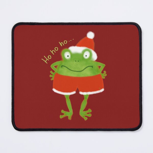 Item preview, Funny Frog Santa designed and sold by Anastasia Toska.