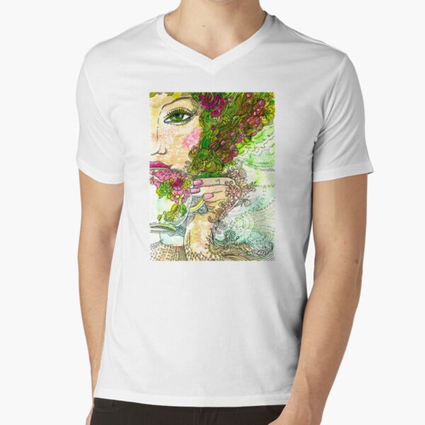 Morning Coffee V-Neck T-Shirt