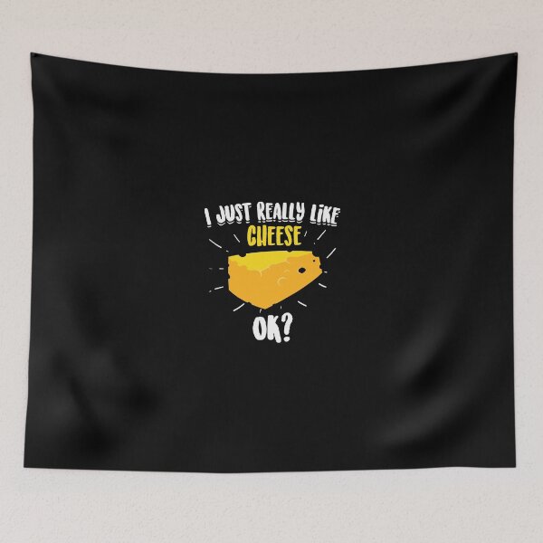 Item preview, Cute I Just Really Like Cheese Ok Funny Vegan Gift designed and sold by fried1982.
