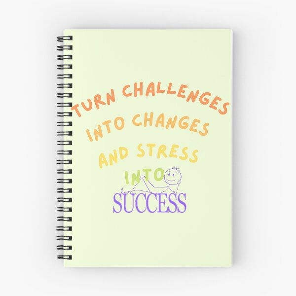 Item preview, Turn Challenges Into Changes… And Stress into SUCCESS -Positive Attitude Quotes designed and sold by Red-ElYoubi.
