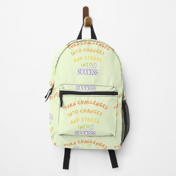 Item preview, Turn Challenges Into Changes… And Stress into SUCCESS -Positive Attitude Quotes designed and sold by Red-ElYoubi.