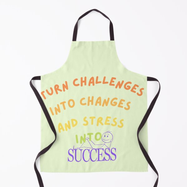 Item preview, Turn Challenges Into Changes… And Stress into SUCCESS -Positive Attitude Quotes designed and sold by Red-ElYoubi.