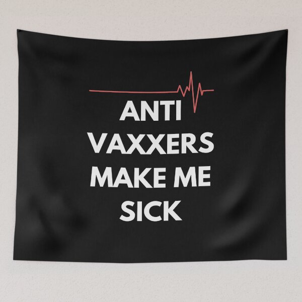 Item preview, anti vaxxers make me sick designed and sold by Giovanni's  Brown Quotes.