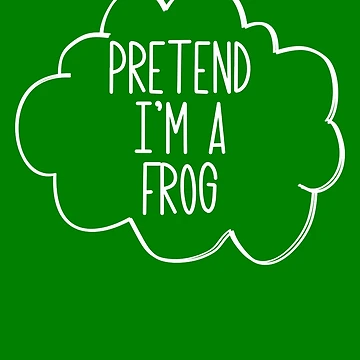 Vorschaubild zum Design Pretend I'm A Frog Lazy Halloween Costume Pretend Frog Gear von DynamicDesign