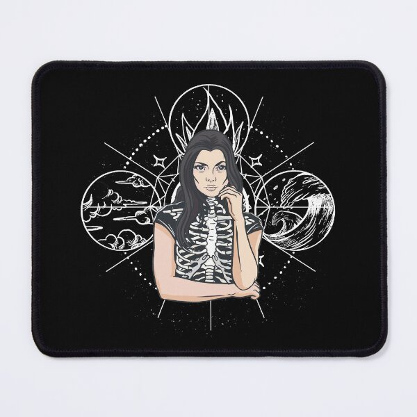 Item preview, Skeleton woman with elements. designed and sold by emphatic.