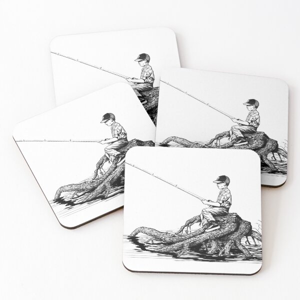 Item preview, happy boy fishing in fish creek pond designed and sold by nasani.