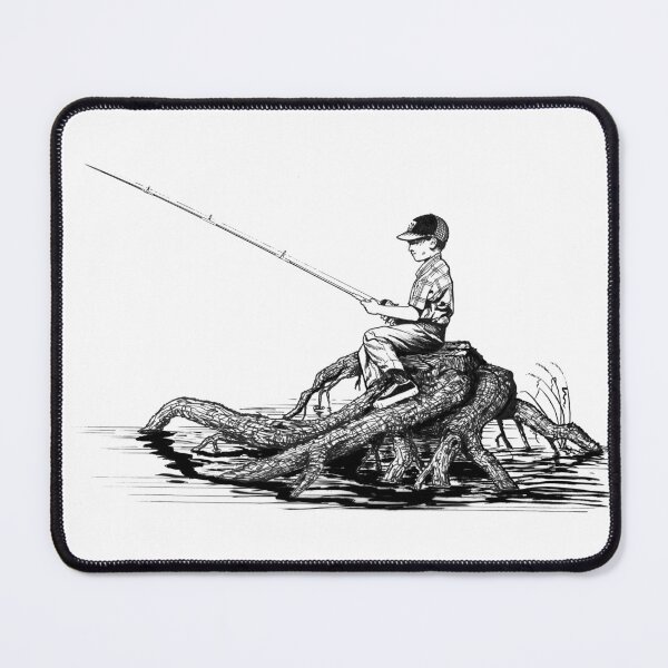 Item preview, happy boy fishing in fish creek pond designed and sold by nasani.