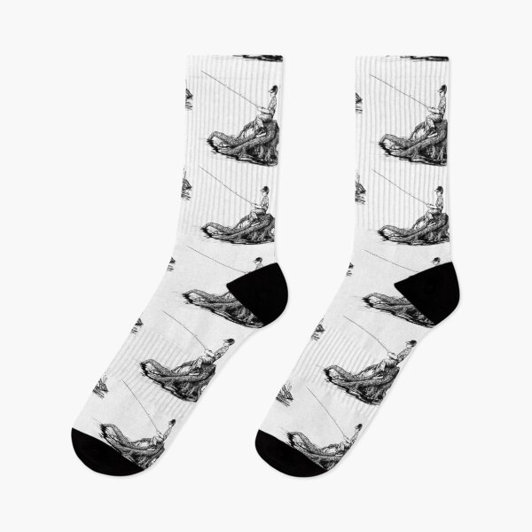 Item preview, happy boy fishing in fish creek pond designed and sold by nasani.