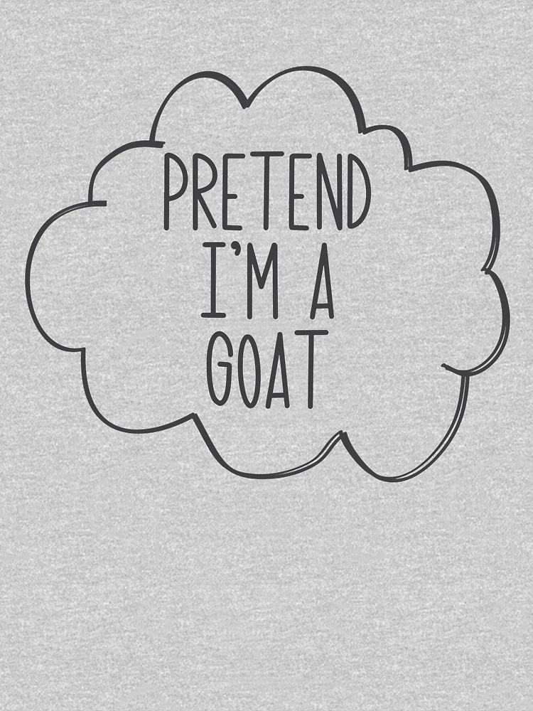 Aperçu 6 sur 6. Sweat à capuche épais avec l'œuvre Pretend I'm A Goat Lazy Halloween Costume Pretend Goat Gear créée et vendue par DynamicDesign.
