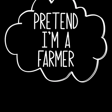 Vorschaubild zum Design Pretend I'm A Farmer Lazy Halloween Costume Pretend Farmer Gear von DynamicDesign
