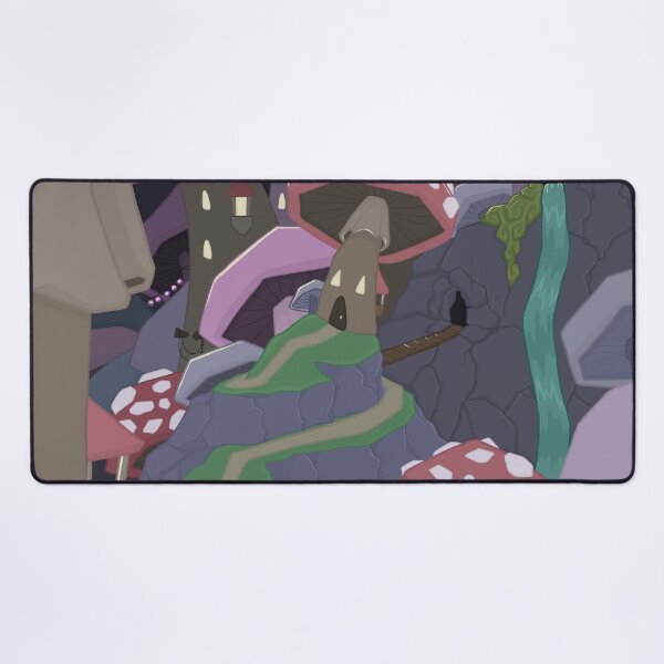 Mushroom Village Desk Mat