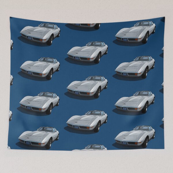 Item preview, 1970 Corvette Stingray in Cortez Silver designed and sold by candc-retro.