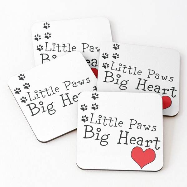 Item preview, Little Paws Big Heart Love Cat Animal lover Art Design Happy Apparel Essential Inspiration Joy Mood Funny Cat designed and sold by DesignByHeartUK.