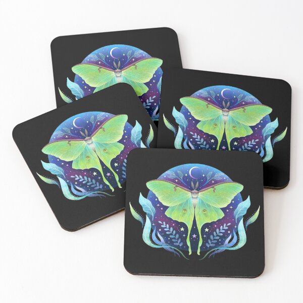 Item preview, Luna moth moon witches design designed and sold by PixieCold.