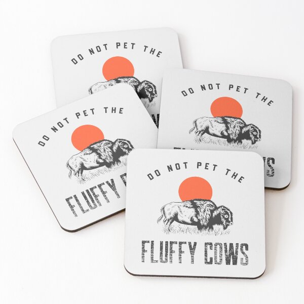 Item preview, Do Not Pet the Fluffy Cows designed and sold by FanaticTee.