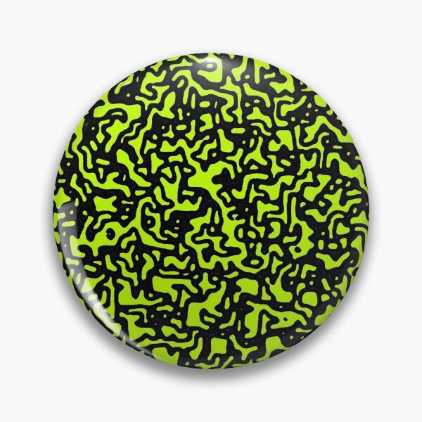 Item preview, 'Shindy'- V.5 Neon and black Abstract DOODLE pattern by The Raumier designed and sold by N-W-T-S-I-O.