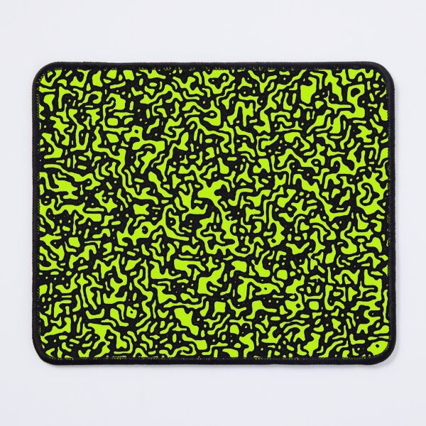 Item preview, 'Shindy'- V.5 Neon and black Abstract DOODLE pattern by The Raumier designed and sold by N-W-T-S-I-O.