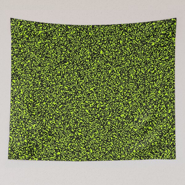 Item preview, 'Shindy'- V.5 Neon and black Abstract DOODLE pattern by The Raumier designed and sold by N-W-T-S-I-O.