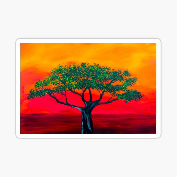Scarlet Sunset Sticker