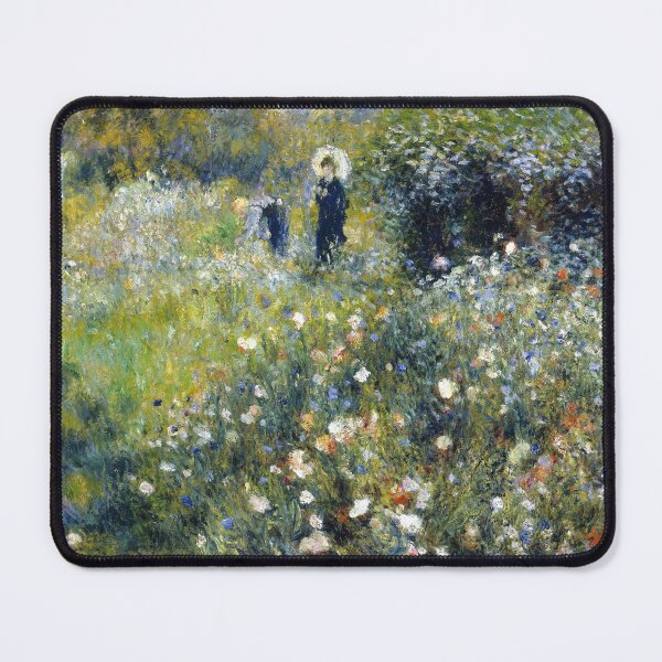 Aperçu de l'œuvre Femme avec parasol dans un jardin, Pierre-Auguste Renoir créée et vendue par fourretout.