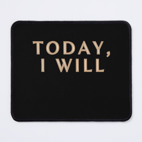 Item preview, Today I will Words Of Affirmation -Affirmative Action-Positive Attitude Quotes designed and sold by Red-ElYoubi.