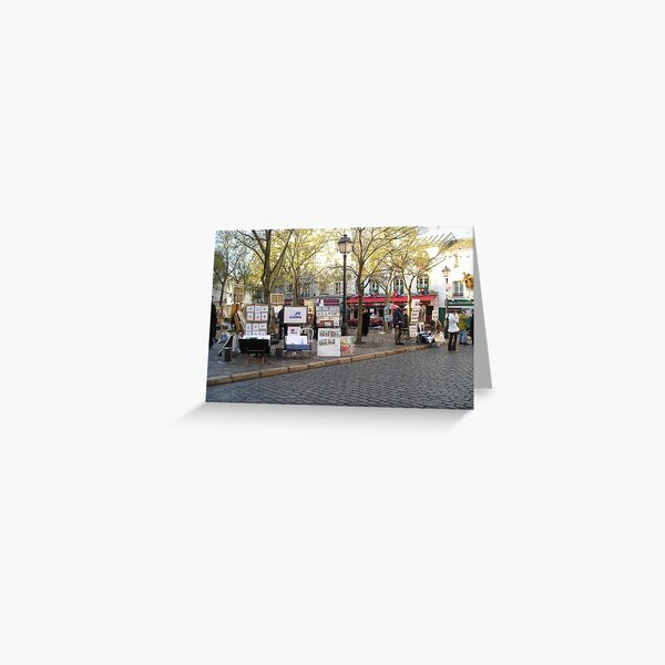 Item preview, Art Vendors near Montmartre, Paris  designed and sold by Sharon Weaver.