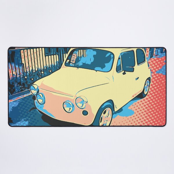 Item preview, Tiny Yellow Car, Comic, Pop Art Drawing designed and sold by D-Spot Shop.