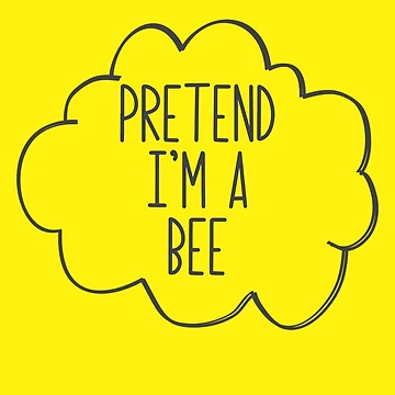 Vorschaubild zum Design Pretend I'm A Bee Lazy Halloween Costume Pretend Bee Gear von DynamicDesign