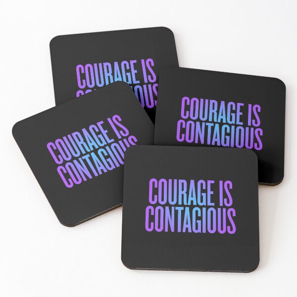 Item preview, Courage is contagious v.3 designed and sold by x1brett.